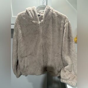 Cozy Tan Faux Fur Jacket